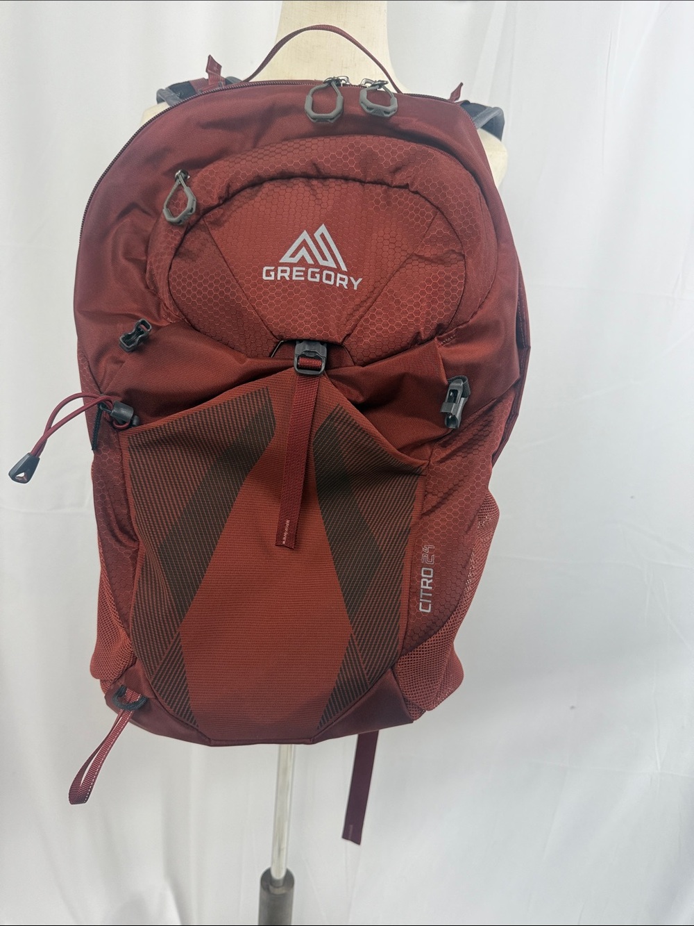 Gregory Citro Daypack Backpack in Deep Brick Red